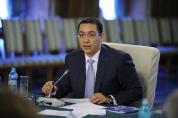 Ponta îi cere ministrului Agriculturii să rezolve cu băncile comerciale 'cercul vicios al lipsei de creditare' pentru proiectele UE